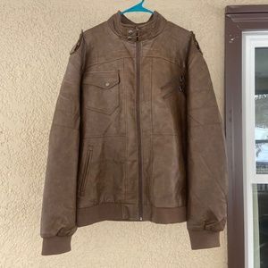 Vegan Leather Jacket - XL/XXL